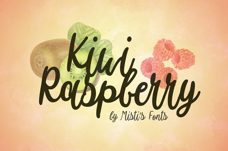 Kiwi Raspberry Schriftart