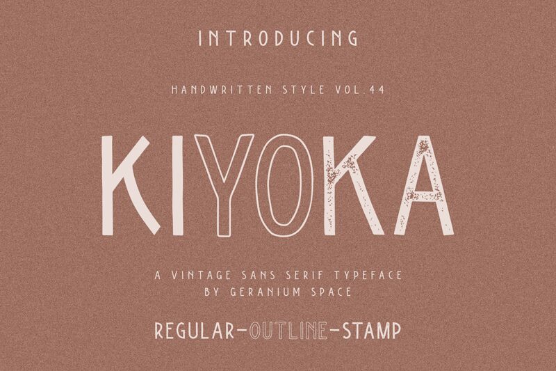 Kiyoka Schriftart