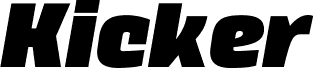Kicker Trial Black Slanted