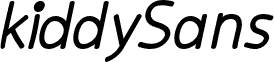 kiddySans-FatItalic