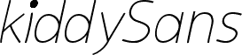 kiddySans Italic
