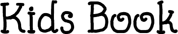 Kids Book Bold písmo
