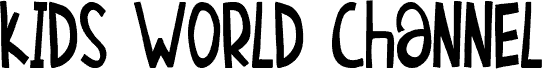 Podgląd czcionki Kids World Channel