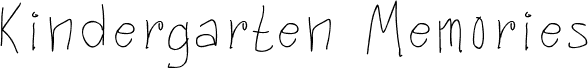 KindergartenMemories