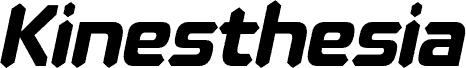 Ukážka písma Kinesthesia SemiBold Italic