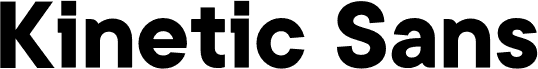 Kinetic Sans Bold
