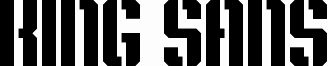 KING SANS STENCIL Regular