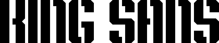 King Sane Lettering KING SANS STENCIL Regular font | Fonts2u.com