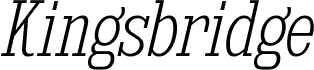 KingsbridgeCdEl-Italic