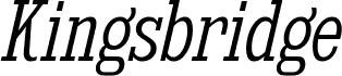 KingsbridgeCdLt-Italic