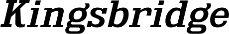 KingsbridgeExRg-Italic