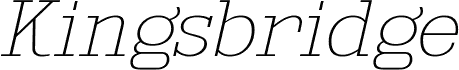 KingsbridgeExUl-Italic