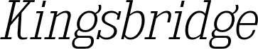 KingsbridgeScEl-Italic