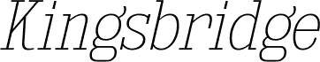 KingsbridgeScUl-Italic