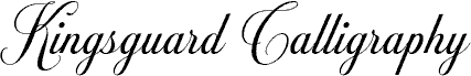Kingsguard Calligraphy PERSONA Regular
