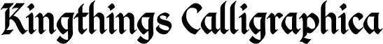 Kingthings Calligraphica