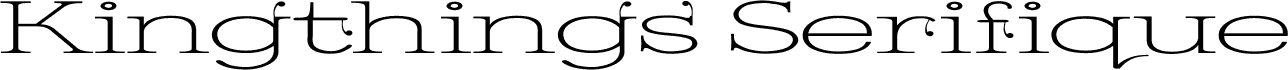 Kingthings Serifique UL Wide