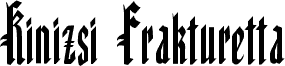 Kinizsi Frakturetta