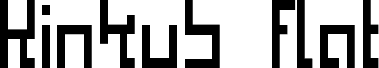 Kinkub flat Condensed
