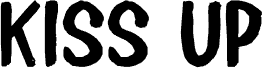 Kiss Up DEMO Regular font