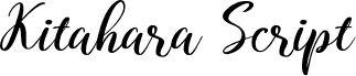 Kitahara Script