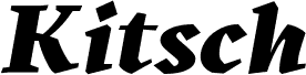 Kitsch Trial Extrabold Italic