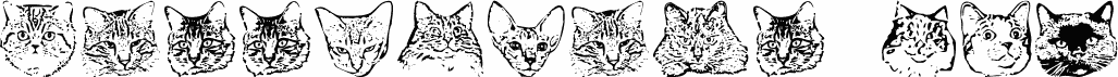 Preview of the KittyPrint AOE font
