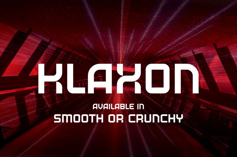 Klaxon Crunchy — Font presentation