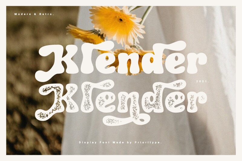 Klender Schriftart