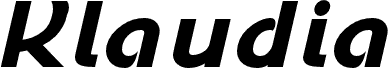 Klaudia Bold Oblique