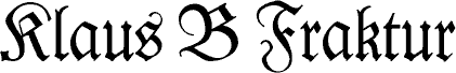 KlausBFraktur