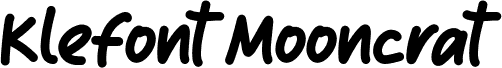 Klefont Mooncrat Regular