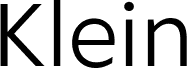 Klein Text Trial Book