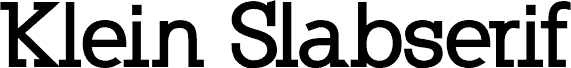 KleinSlabserif-Bold