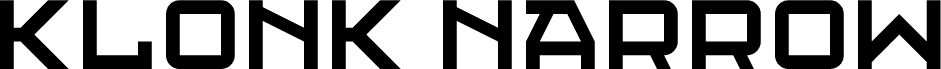 Klonk Narrow Regular