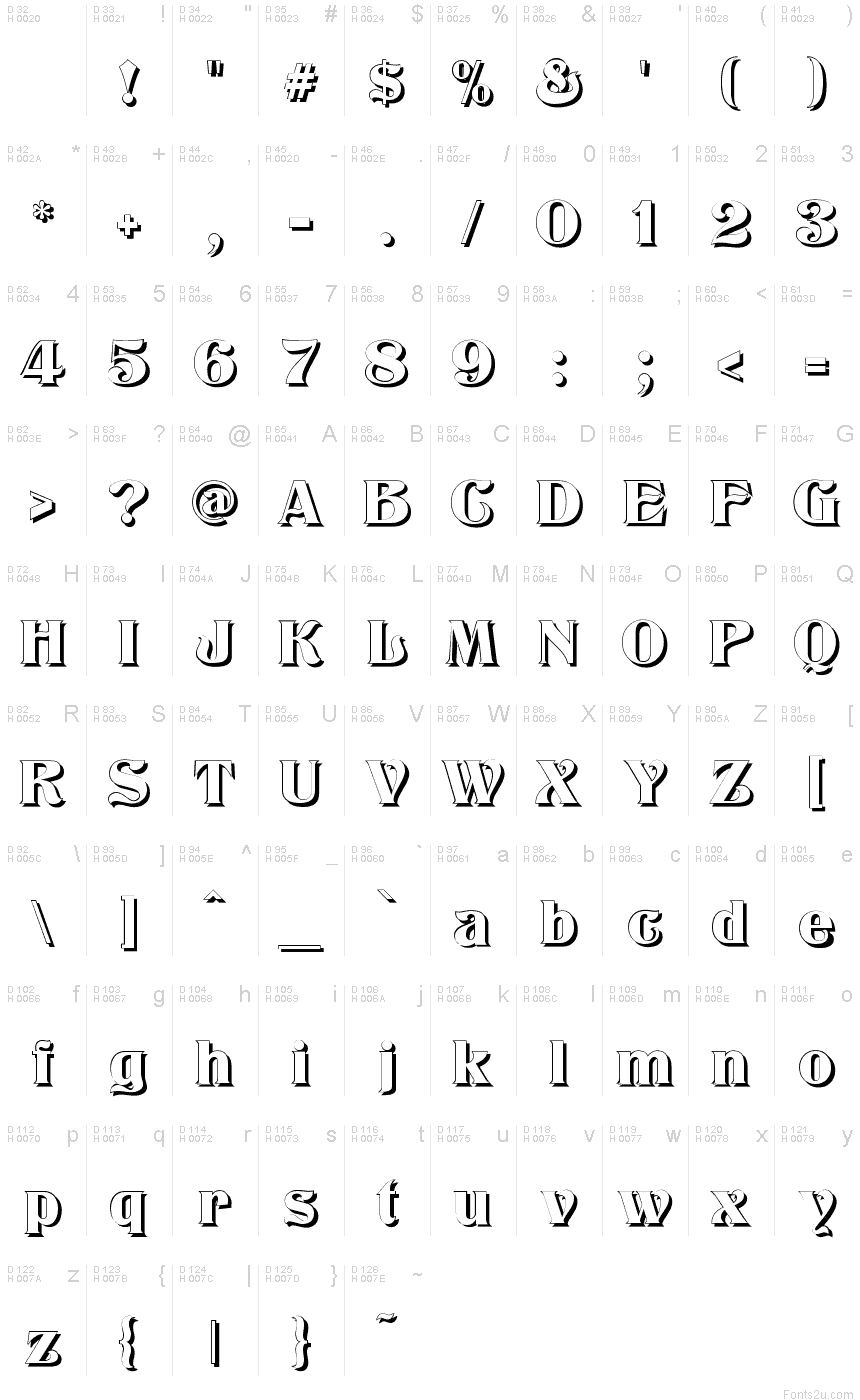 Klarissa Shadow font