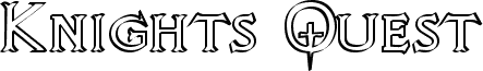 Podgląd czcionki Knights Quest Callig