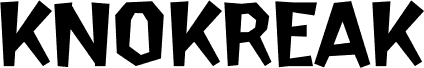 KNOKREAK шрифт