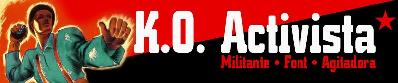 K.O. Activista* Czcionka