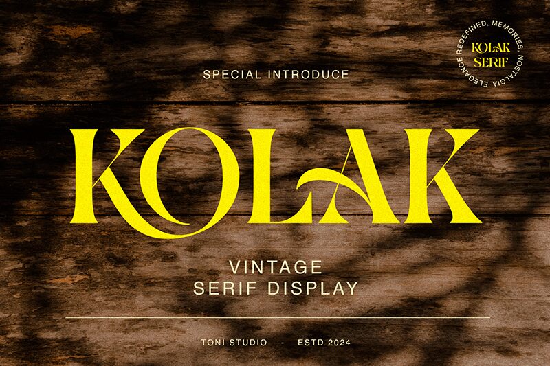 KOLAK Carattere