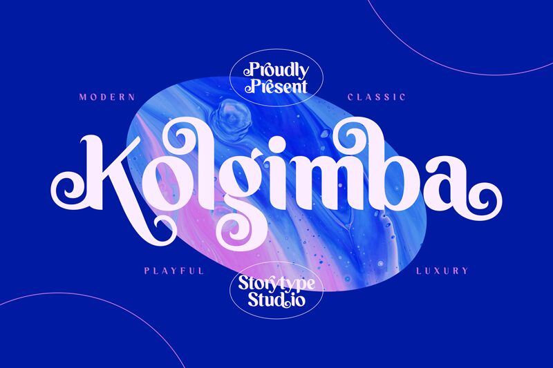Kolgimba Schriftart