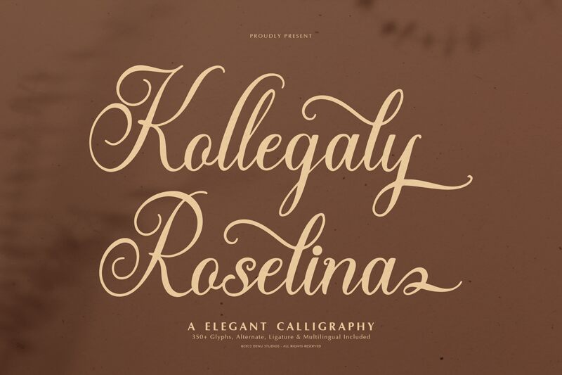 Kollegaly Rosalina — 字体展示