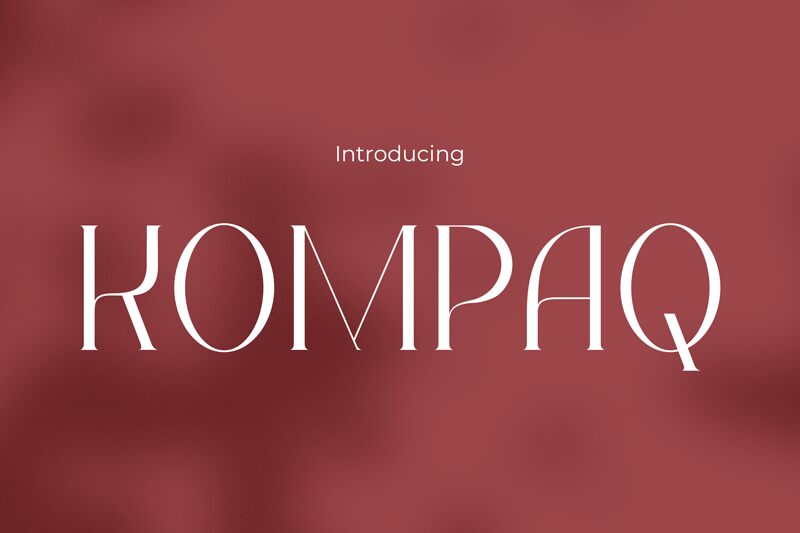 KOMPAQ Font