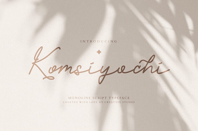 Komsiyochi Czcionka