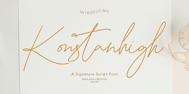Konstanhigh Druh písma