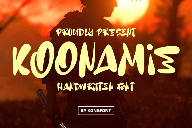 Koonamie Schriftart