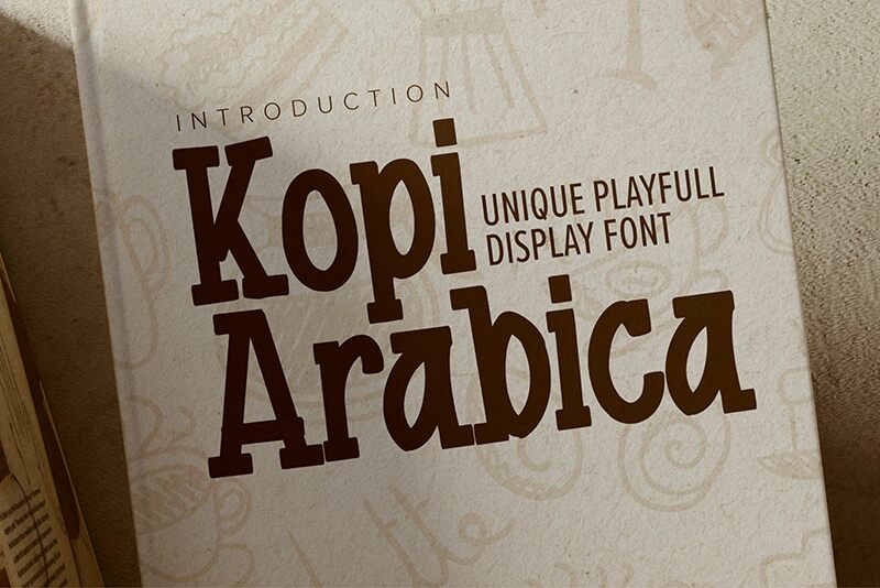 Kopi Arabica Schriftart