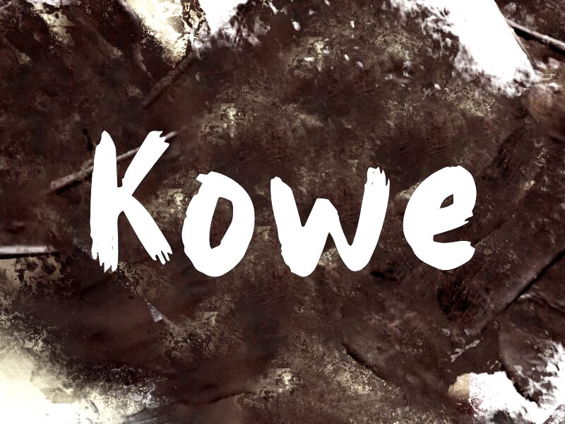 Présentation et spécimen de la police Kowe