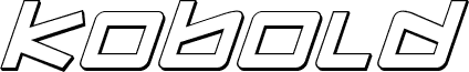 Kobold 3D Italic