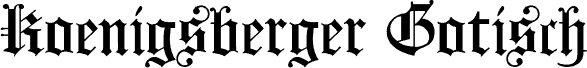 KoenigsbergerGotisch